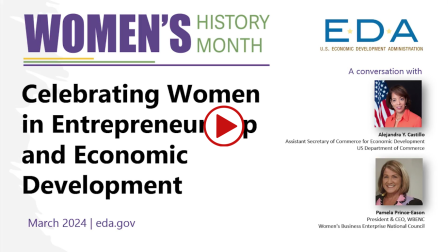 Thumbnail for video: Celebrating Women in Entrepreneurship and Economic Development