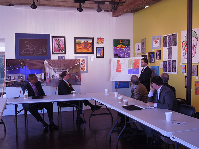 Assistant Secretary Williams and DRA Federal Co-Chairman Chris Masingill participate in roundtable discussion with Arkansas entrepreneurs at the AR Innovation Hub