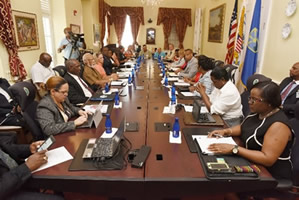 USVI Business roundtable discussion.