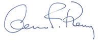 Acting Secretary of Commerce Cameron Kerry Signature