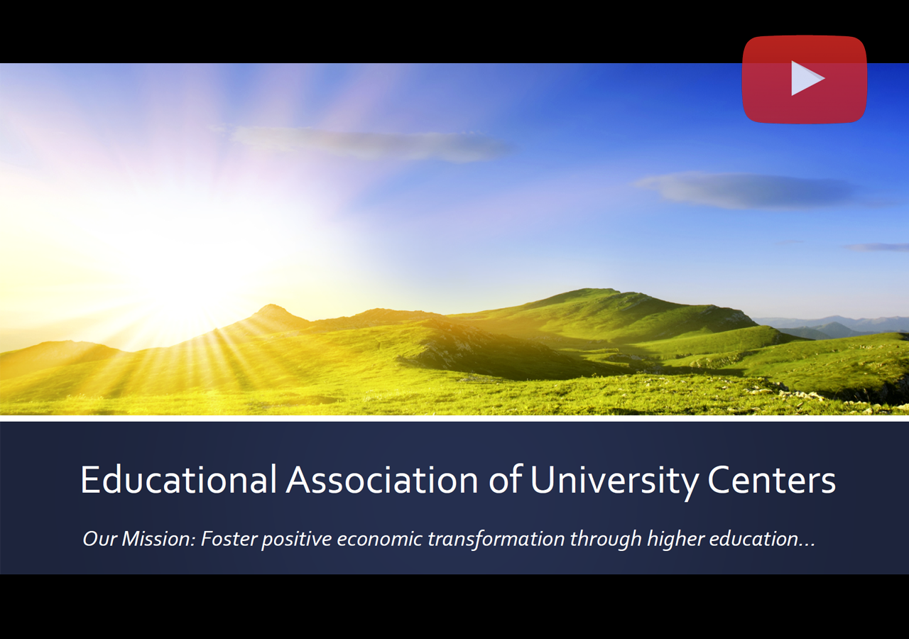 Educational Association of University Centers July 2019 Webinar