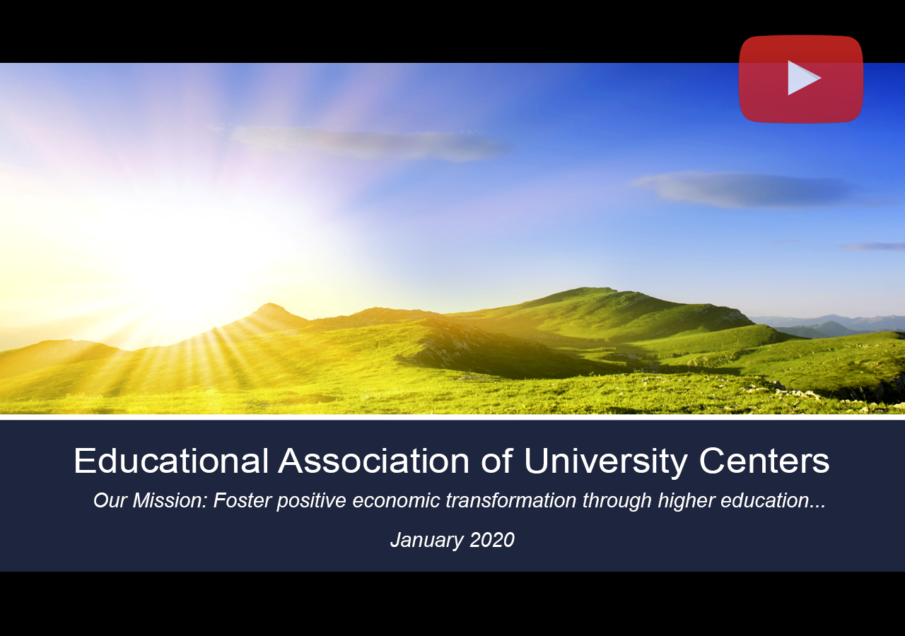 Educational Association of University Centers November 2019 Webinar