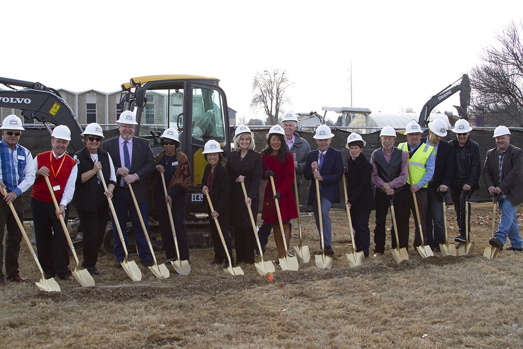Officials break ground on the new, EDA-funded Treasure Valley Community College Career and Technical Education (CTE) Center (photos courtesy of TVCC)