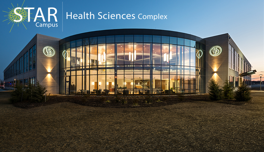The Health Sciences Complex (HSC) located on the University of Delaware’s Science, Technology, and Advanced Research (STAR) Campus