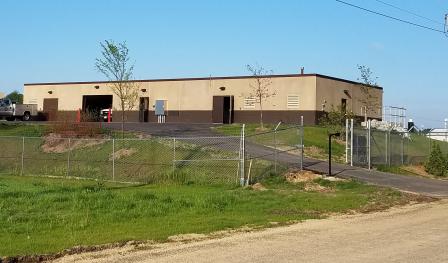 New wastewater treatment plant in Savanna, Illinois.