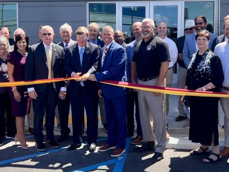 Mississippi Governor Tate Reeves and other local officials welcomed faculty and students to the new facility in a ribbon cutting ceremony on August 5, 2024